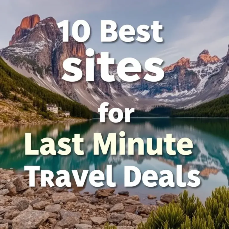 10 Best sites for Last Minute Travel Deals