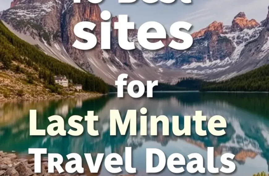 10 Best sites for Last Minute Travel Deals