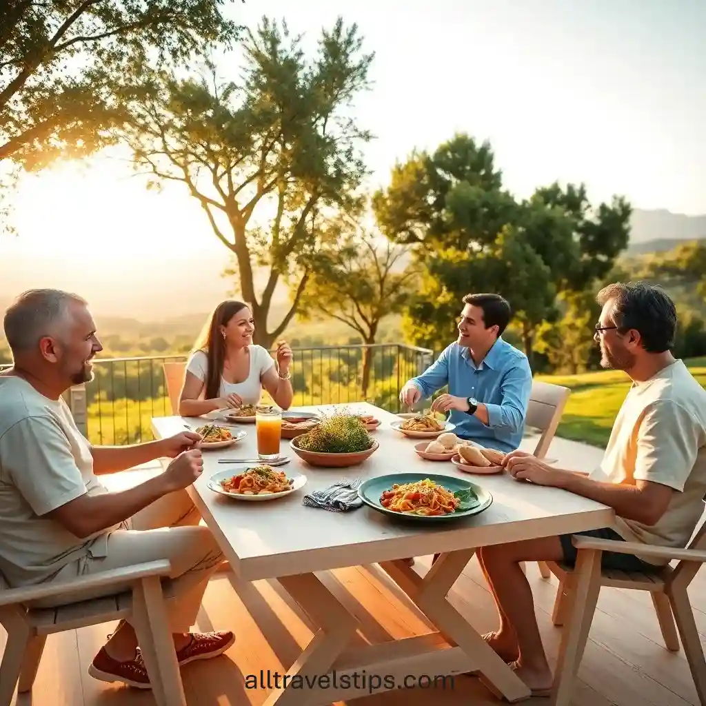 Dining on Luxury Family Vacation