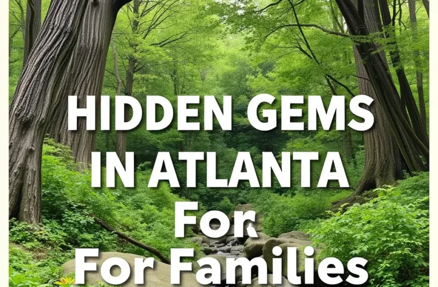 Hidden Gems in Atlanta for families