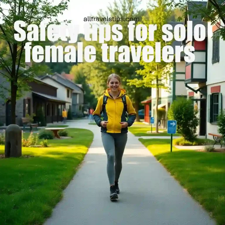 Safety tips for solo female travelers