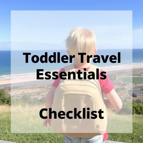 Toddler Travel Essentials Checklist