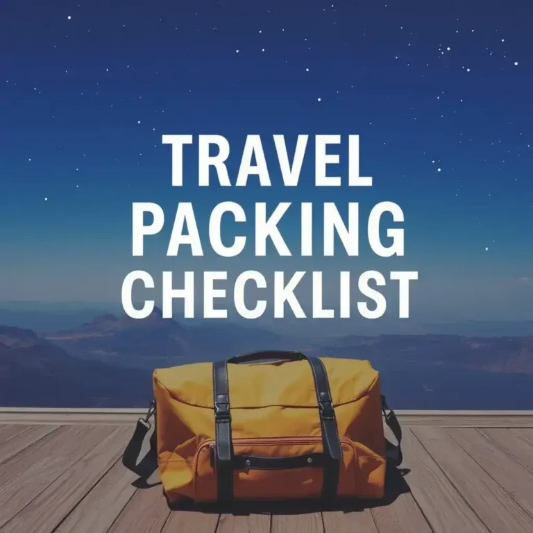 Perfect Travel Packing Checklist for Every Trip