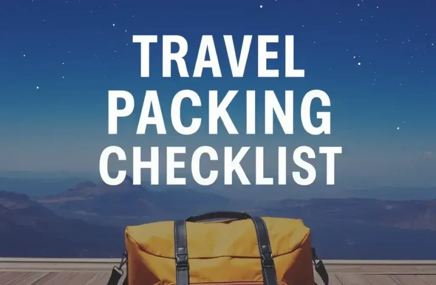 Perfect Travel Packing Checklist for Every Trip